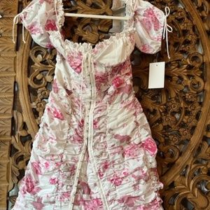 BNWT For Love & Lemons Mini Dress sz. small